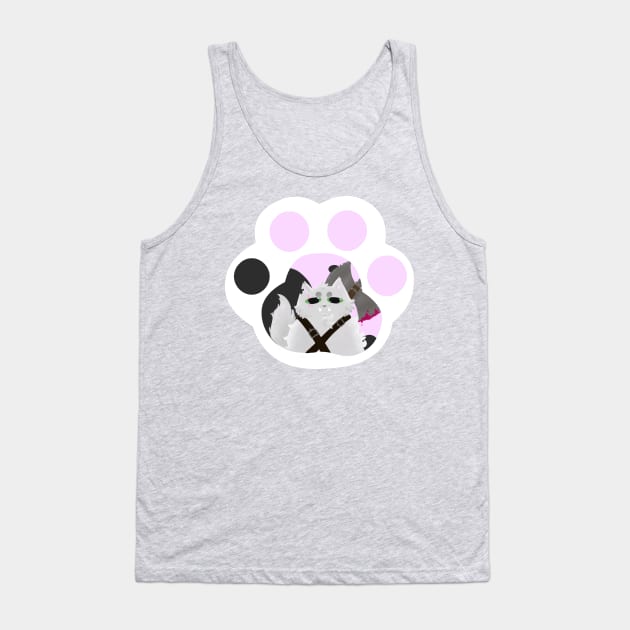 The Barbarian Cat Tank Top by Gallifreyanz